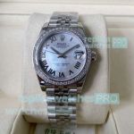 Swiss Copy A+ Rolex Datejust MOP Dial 31mm Diamond Jubilee Bracelet 